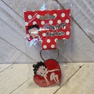 NWT 2002 Betty Boop Metal Keychain